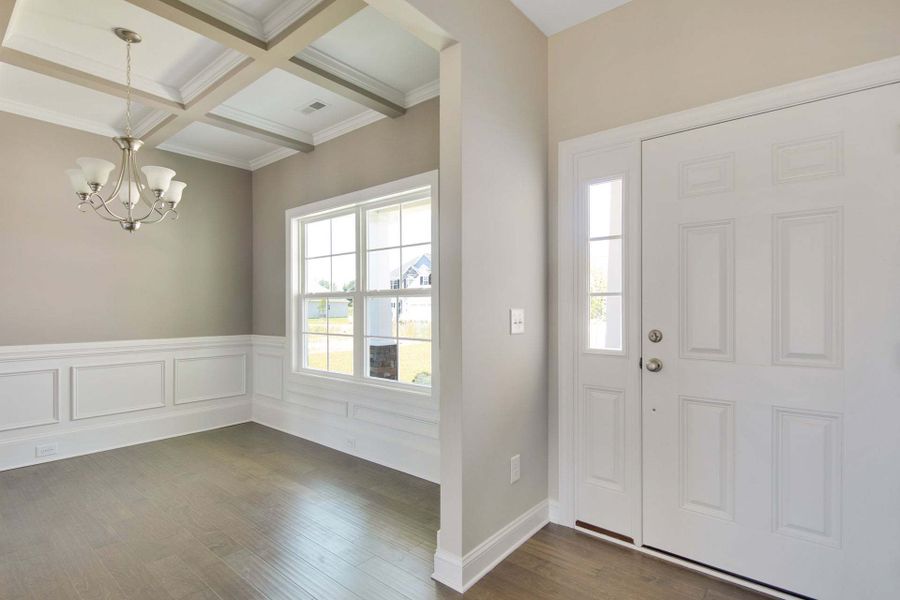 Representative unfurnished interior of a home built from the Clayton by Caviness & Cates Communities in Bartlett Manor, Youngsville (Image 102).