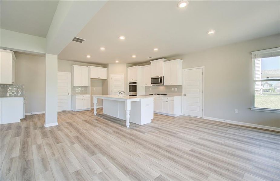 Furnished interior view inside a new home in Cambria at Traditions, Hampton (Image 5). Furnished interior view inside a new home in Cambria at Traditions, Hampton (Image 5).