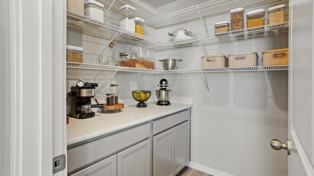 Representative furnished interior of a home built from the Elm by View Homes in Aspen Ranch, Fountain (Image 15).