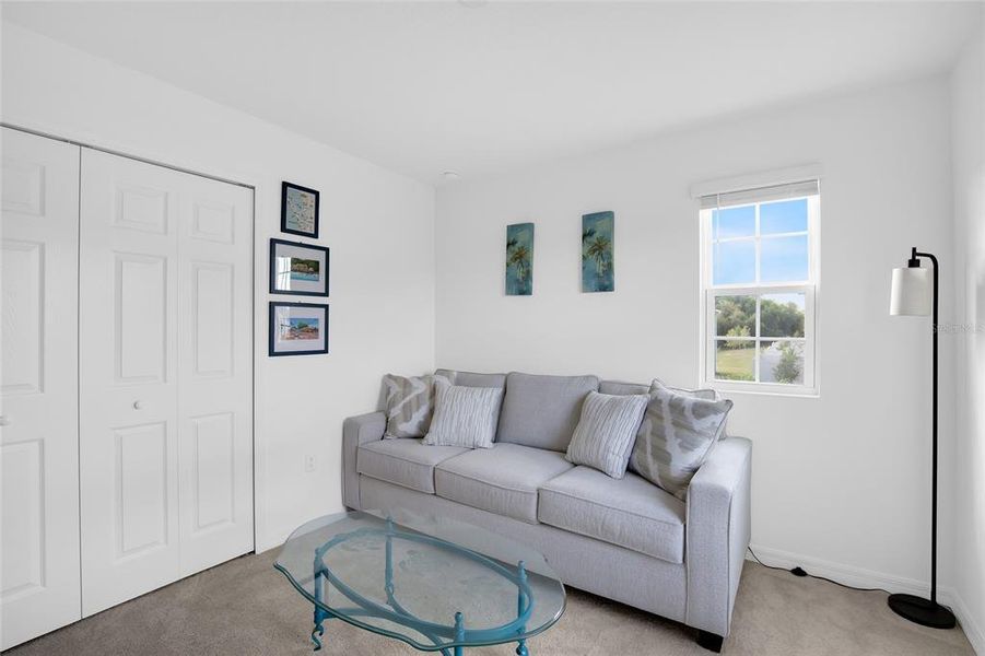 Furnished interior view inside a new home in Horse Creek at Crosswinds, Davenport (Image 41). Furnished interior view inside a new home in Horse Creek at Crosswinds, Davenport (Image 41).
