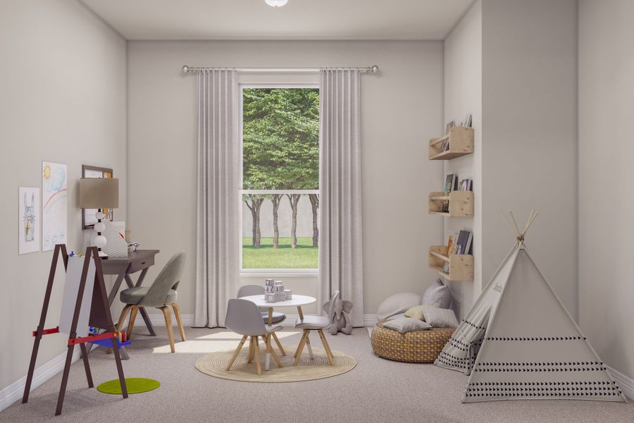 Representative furnished interior of a home built from the McKinney by Tri Pointe Homes in Mason Woods, Cypress (Image 11).