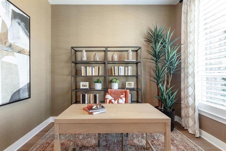 Furnished interior view inside a new home in Dove Hollow, Waxahachie (Image 16). Furnished interior view inside a new home in Dove Hollow, Waxahachie (Image 16).