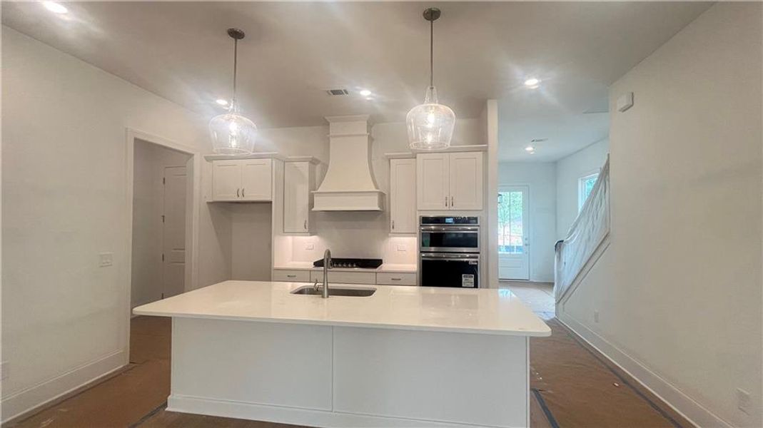 Furnished interior view inside a new home in Legacy Downs, Canton (Image 20).