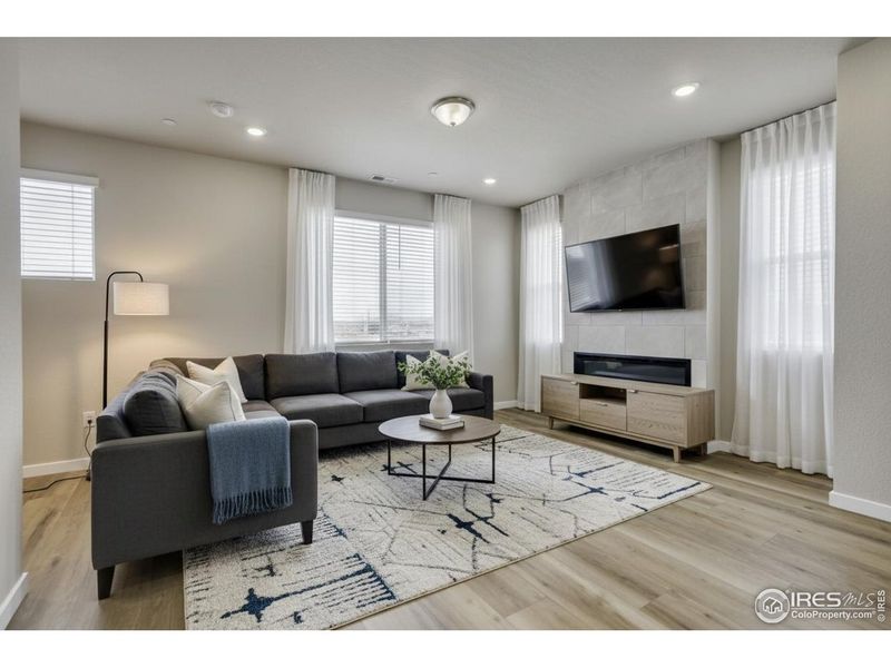 Furnished interior view inside a new home in , Fort Collins (Image 11).