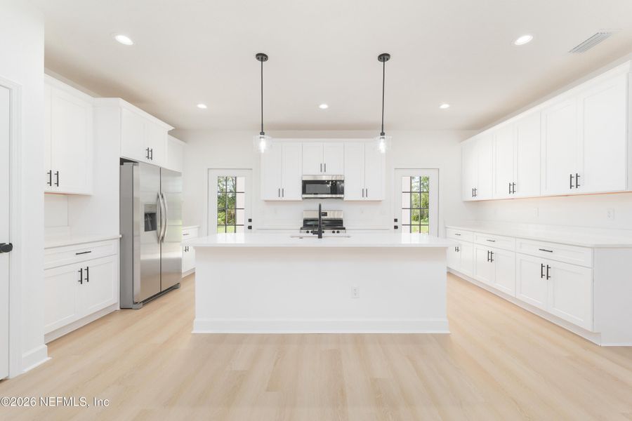Furnished interior view inside a new home in , Sanderson (Image 4).