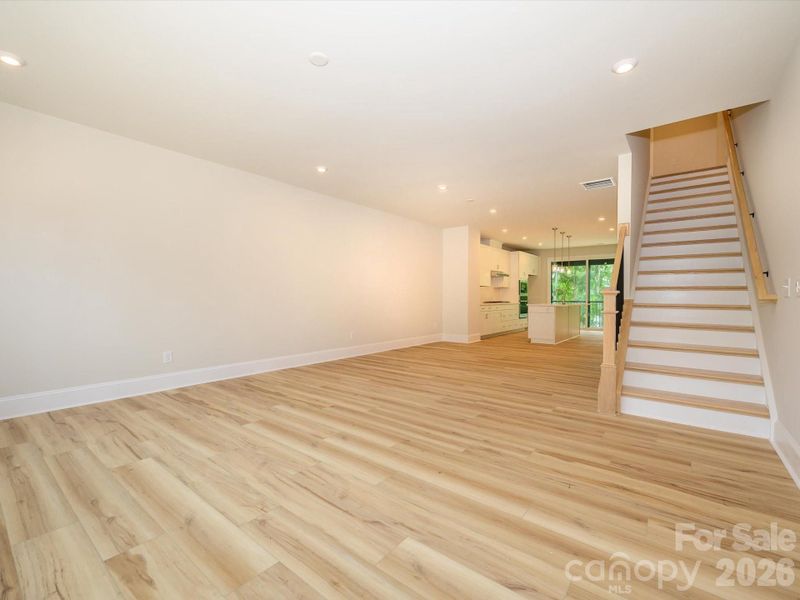 Living and dining space