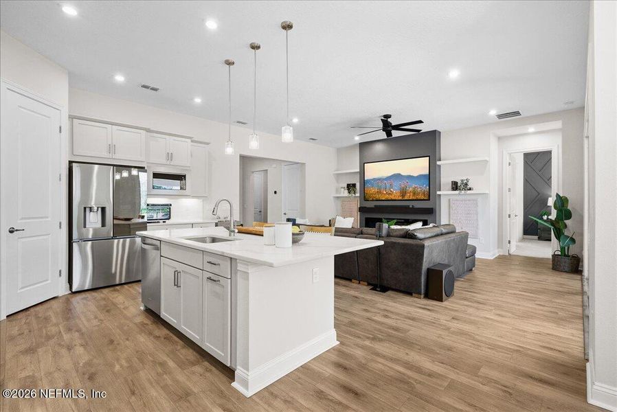 Furnished interior view inside a new home in , St. Johns (Image 6).