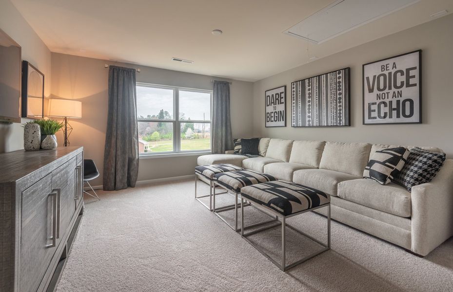 Furnished interior view inside a new home in Riverstone, Monroe (Image 16). Furnished interior view inside a new home in Riverstone, Monroe (Image 16).