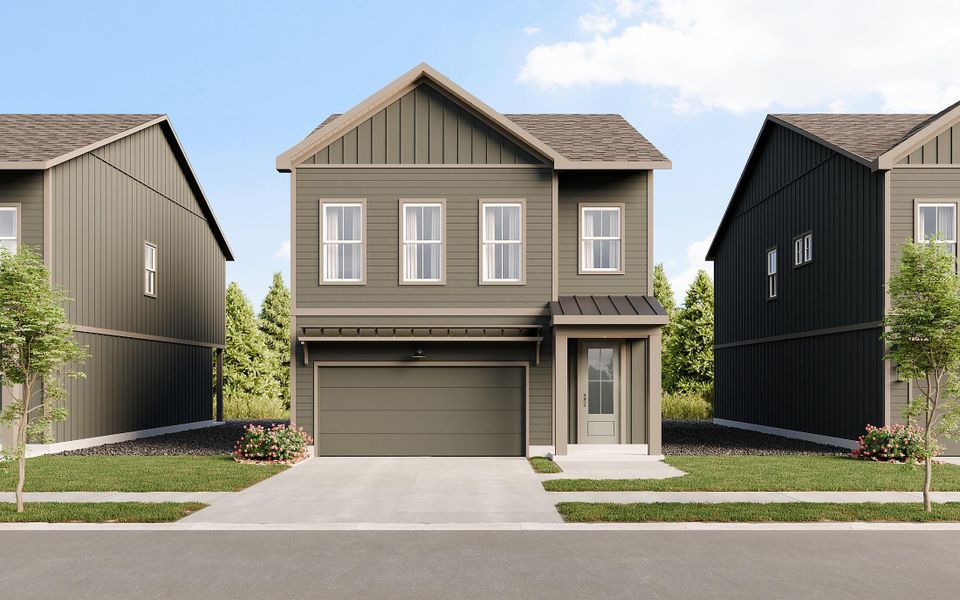 Representative exterior photo of a completed home built from the Lilac by Empire Homes in Chastain, Ooltewah, TN (Image 23).