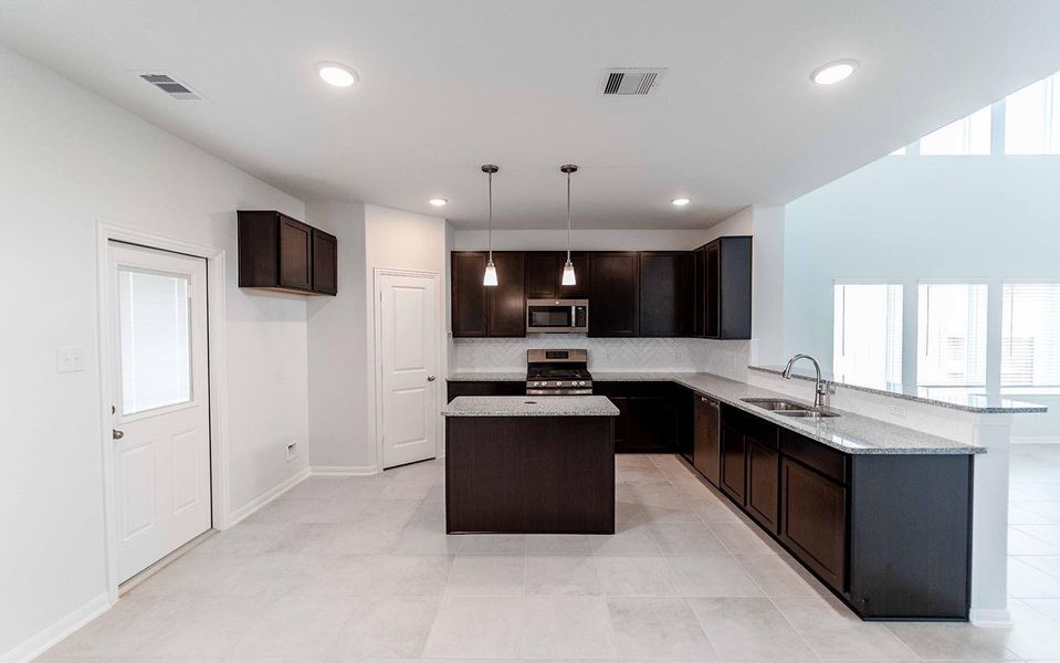 Furnished interior view inside a new home in Bay Creek, Baytown (Image 3). Furnished interior view inside a new home in Bay Creek, Baytown (Image 3).