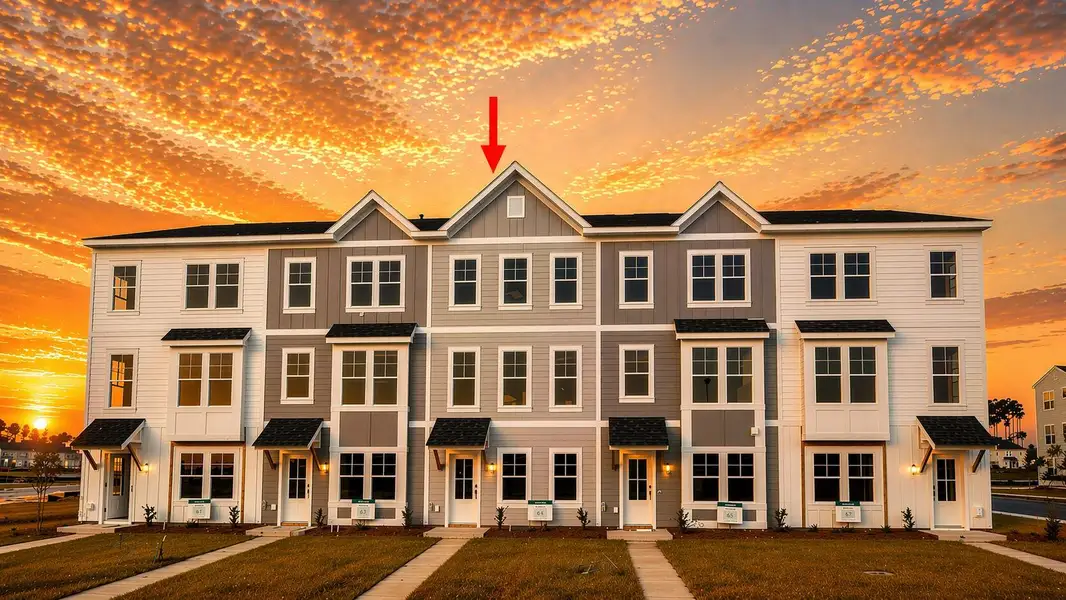 Front exterior of a new home in , Summerville, SC, highlighting curb appeal (Image 1). Front exterior of a new home in , Summerville, SC, highlighting curb appeal (Image 1).