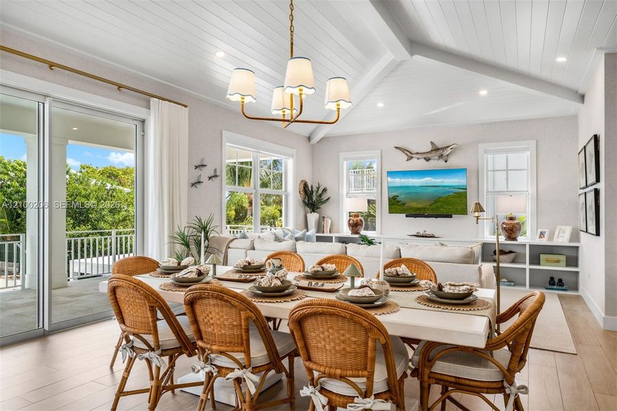 Furnished interior view inside a new home in , Tavernier (Image 19).