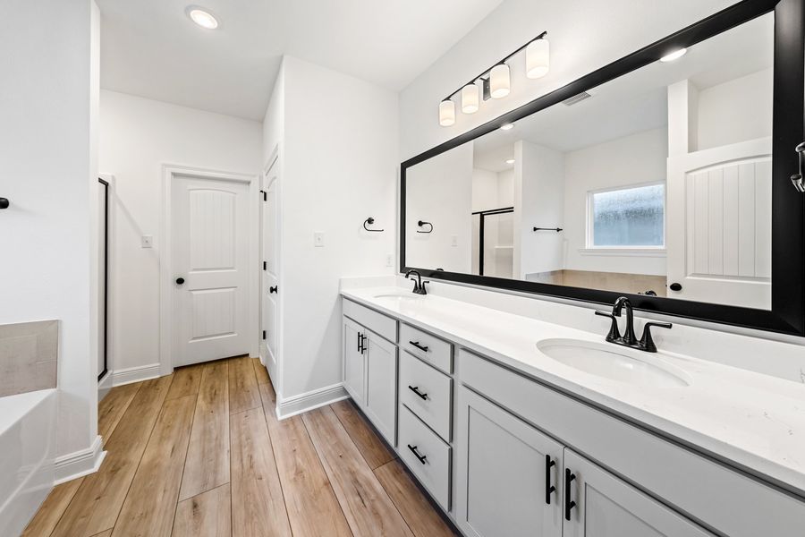 Furnished interior view inside a new home in Eagle Pointe, Pensacola (Image 9).