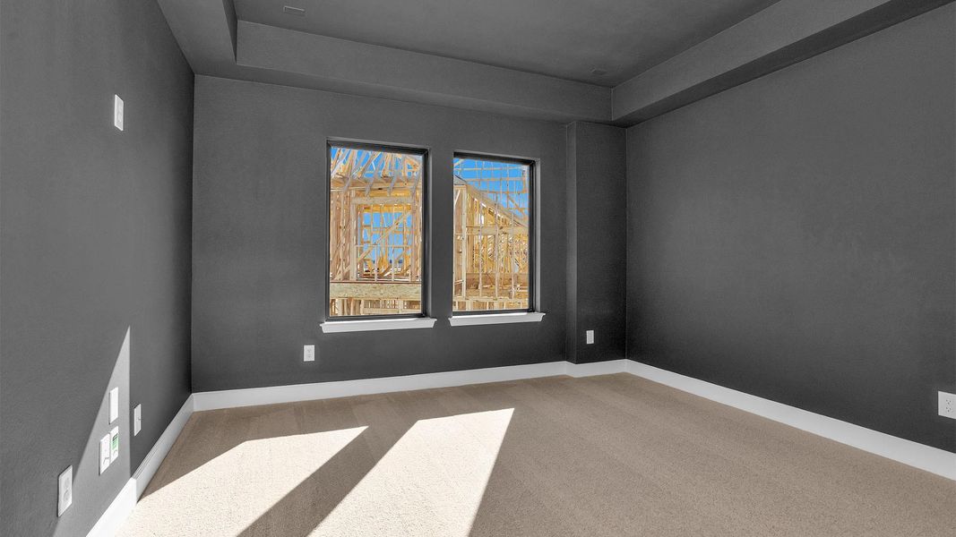 Spacious, unfurnished interior of a new home in Bridgeland, Cypress (Image 12).