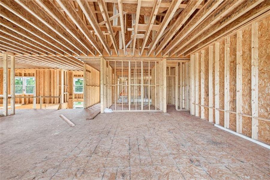 In-progress construction of a new home in , Monticello, GA (Image 39).