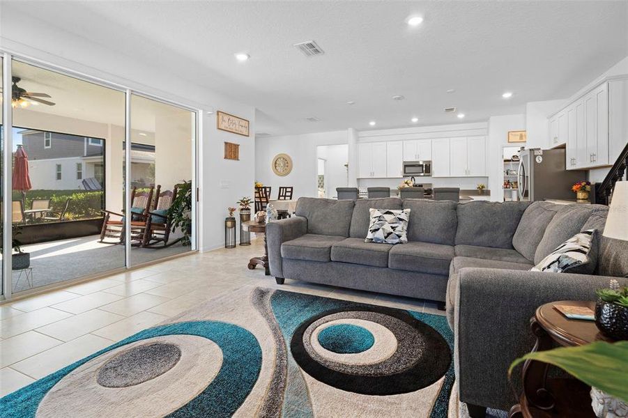 Furnished interior view inside a new home in Rhett's Ridge: Legacy Collection, Apopka (Image 9).
