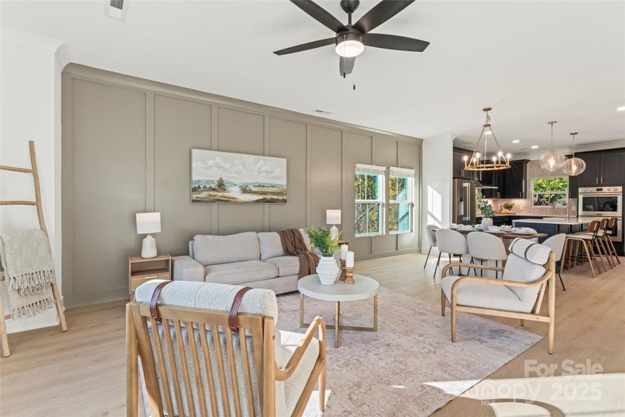 Furnished interior view inside a new home in , Fort Mill (Image 4).