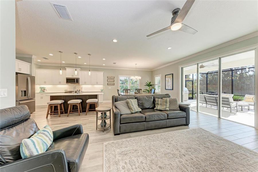 Furnished interior view inside a new home in , Parrish (Image 21).