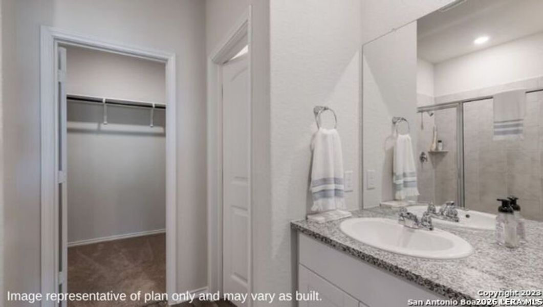 Furnished interior view inside a new home in Redbird Ranch, San Antonio (Image 17).