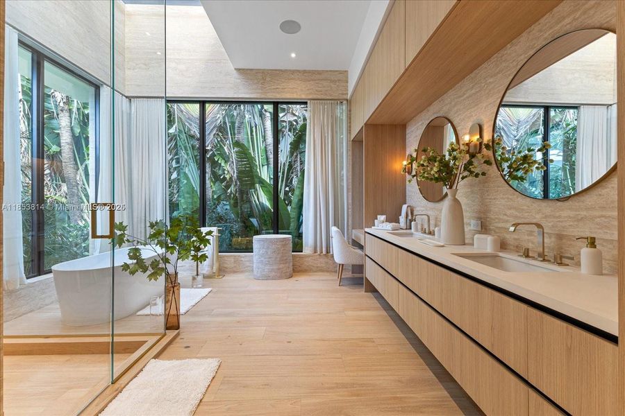 Furnished interior view inside a new home in , Miami Beach (Image 5). Furnished interior view inside a new home in , Miami Beach (Image 5).