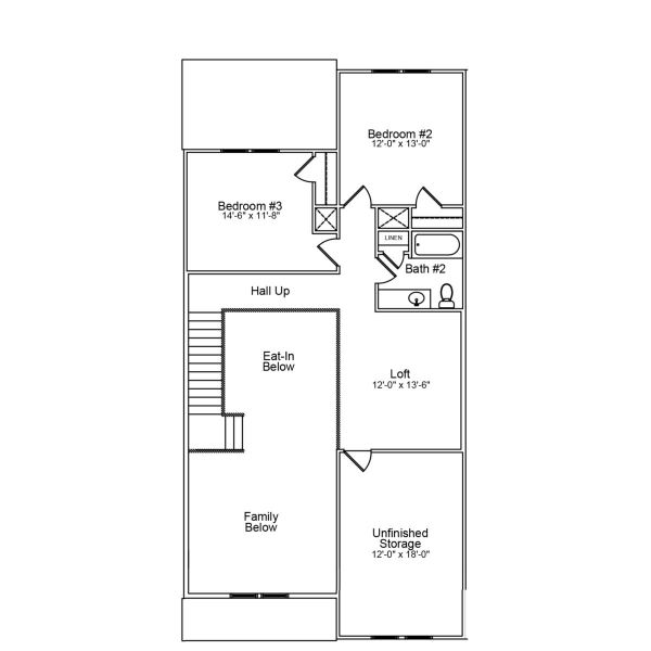 2D floor plan layout of this home in Grand Park, Leland, NC (Image 4). 2D floor plan layout of this home in Grand Park, Leland, NC (Image 4).