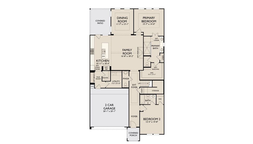 2D floor plan layout for the Wellman by Ashton Woods in Furst Ranch, Flower Mound, TX (Image 5). 2D floor plan layout for the Wellman by Ashton Woods in Furst Ranch, Flower Mound, TX (Image 5).