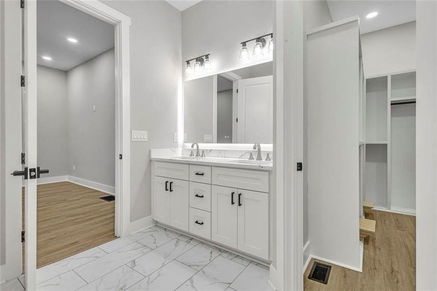 Furnished interior view inside a new home in , Fairburn (Image 11).