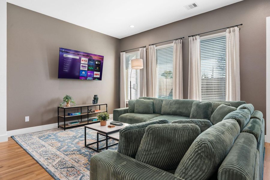 Furnished interior view inside a new home in , Houston (Image 10). Furnished interior view inside a new home in , Houston (Image 10).
