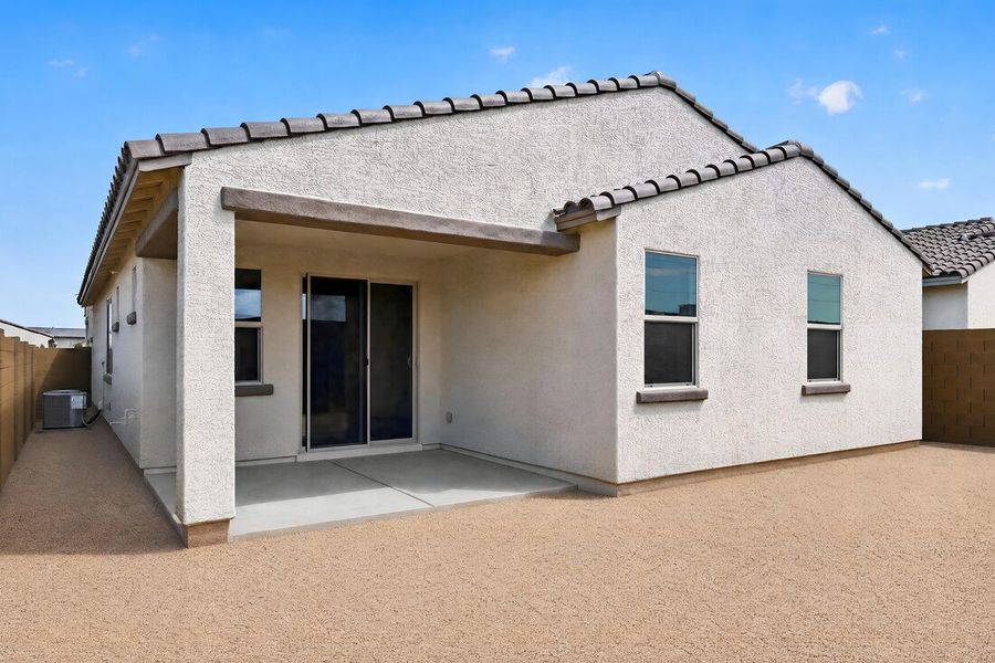 Exterior details and patio area of a home in Stonehaven, Glendale (Image 3).