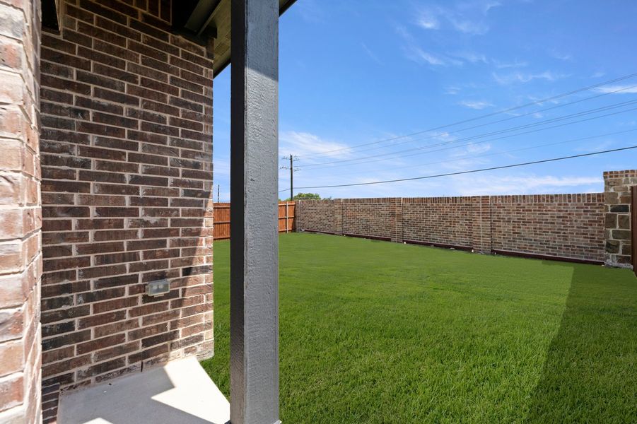 Front exterior of a new home in Churchill, Anna, TX, highlighting curb appeal (Image 29). Front exterior of a new home in Churchill, Anna, TX, highlighting curb appeal (Image 29).