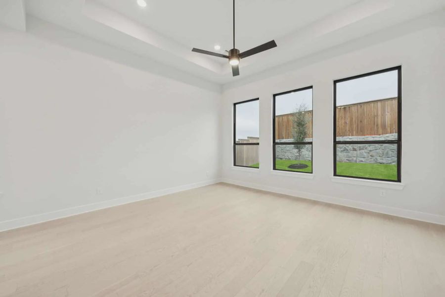 Representative unfurnished interior of a home built from the Danville by Chesmar Homes in Canyon Falls, Argyle (Image 30).