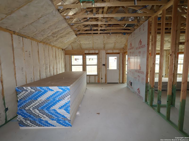 In-progress construction of a new home in Winding Brook, San Antonio, TX (Image 16).