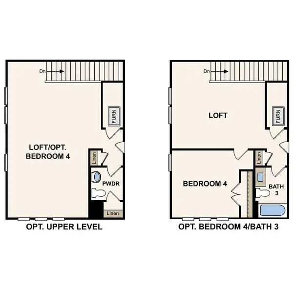2D floor plan layout of this home in Signature Collection, Clute, TX (Image 4).