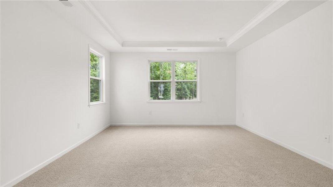 Spacious, unfurnished interior of a new home in The Gates at Pates Creek, Hampton (Image 28). Spacious, unfurnished interior of a new home in The Gates at Pates Creek, Hampton (Image 28).