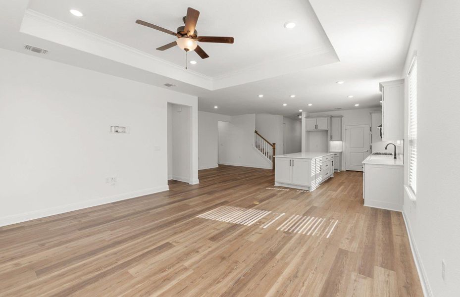 Spacious, unfurnished interior of a new home in Sun City Texas, Georgetown (Image 19). Spacious, unfurnished interior of a new home in Sun City Texas, Georgetown (Image 19).