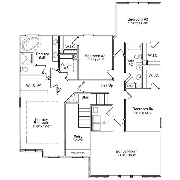 2D floor plan layout of this home in Suter Estates, Easley, SC (Image 3). 2D floor plan layout of this home in Suter Estates, Easley, SC (Image 3).