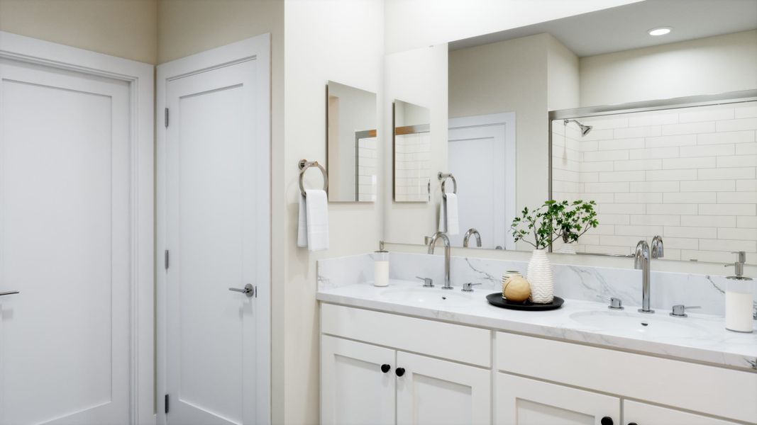 Primary Bathroom | Aries at Rialta | New Homes in Mesa, AZ by Landsea Homes