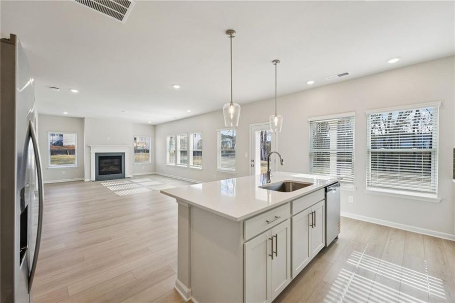 Furnished interior view inside a new home in Westmont Preserve, Powder Springs (Image 17).