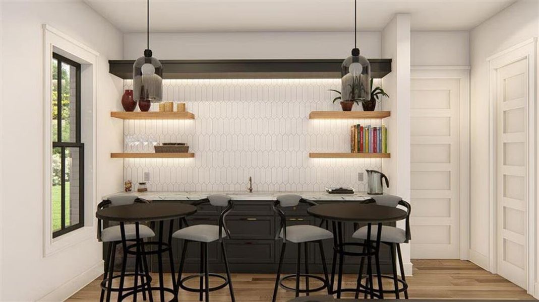 Furnished interior view inside a new home in , Woodstock (Image 32).