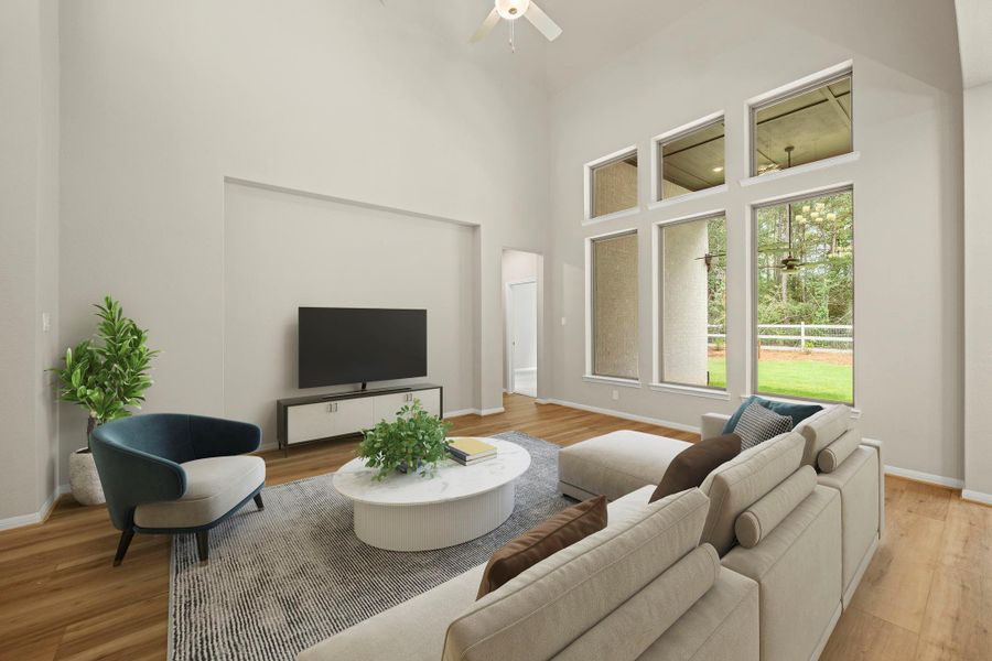 Furnished interior view inside a new home in Two Step Farm, Montgomery (Image 11).