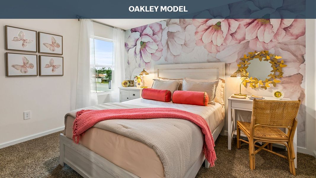 Representative furnished interior of a home built from the Oakley by D.R. Horton in Corsair, Middleburg (Image 16).