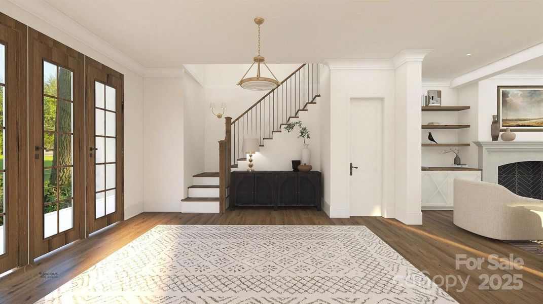 Foyer - Artist Rendering of Proposed Home