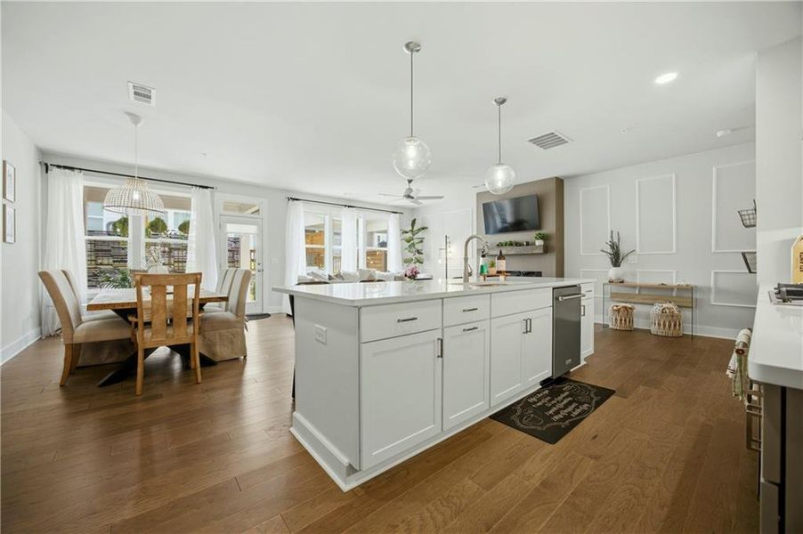 Furnished interior view inside a new home in , Cumming (Image 6).