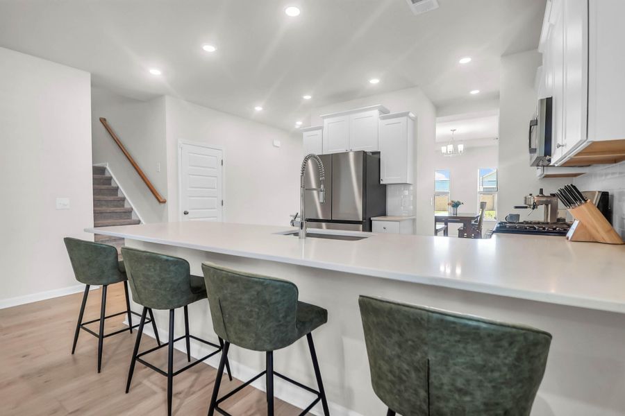 Furnished interior view inside a new home in Sweetgrass at Summers Corner: Arbor Collection, Summerville (Image 37).