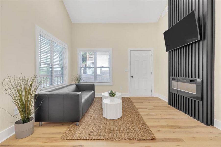 Furnished interior view inside a new home in , Atlanta (Image 14).