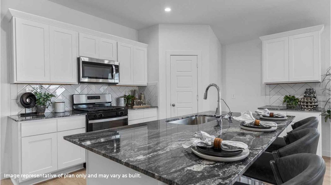 Furnished interior view inside a new home in Westland Ranch 50' Homesites, League City (Image 3).