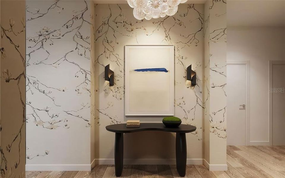 Furnished interior view inside a new home in , Sarasota (Image 17). Furnished interior view inside a new home in , Sarasota (Image 17).