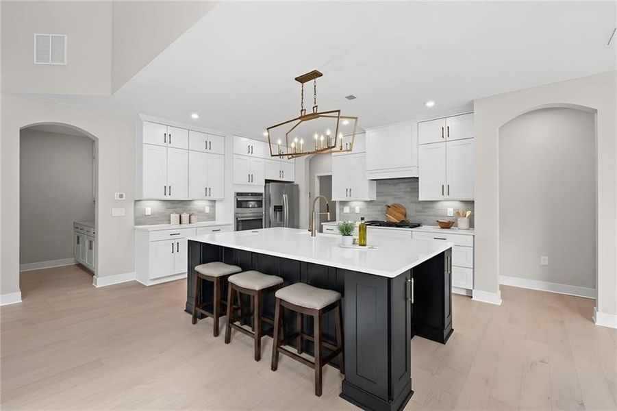 Furnished interior view inside a new home in Governor’s Preserve, Canton (Image 16).