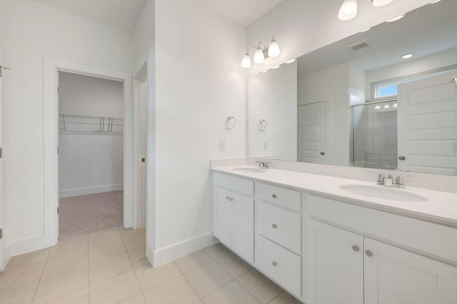 Furnished interior view inside a new home in McAlister Creek, Clayton (Image 9).