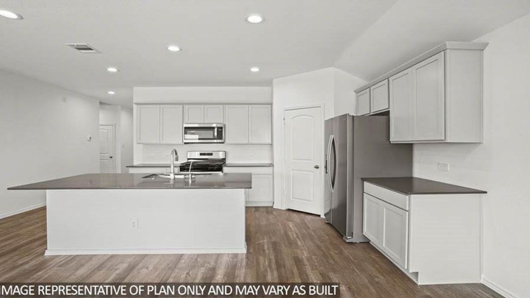 Furnished interior view inside a new home in New Waverly Station, New Waverly (Image 3).